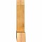 Ekena Millwork Portland Rough Sawn Timber Gable Bracket, Western Red Cedar, 48"W x 30"H x 6"D x 6"F, 15/12 Pitch GBW048X30X0606POR00RWR - alternate 5